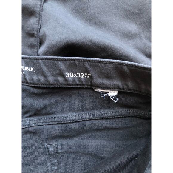 Banana Republic Traveler Black Men Jeans Pant Size 30x32 - Picture 5 of 6